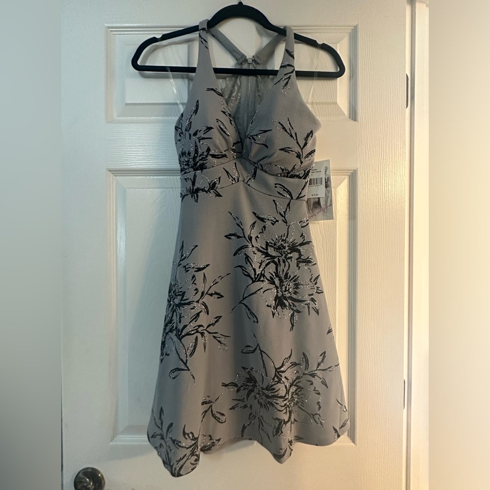 Brand New Honey and Rosie Grey Black Dress HKS4206 Small